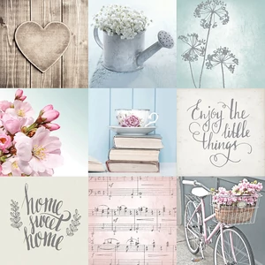 barna, kék, rózsaszín, zöld, fekete, szürke tapéta