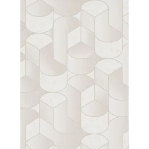 Drapp barna geometriai mintás tapéta