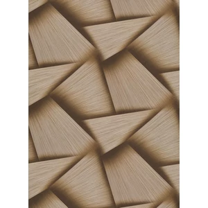 Aranybarna 3d geometriai mintás tapéta Aranybarna 3d geometriai mintás tapéta