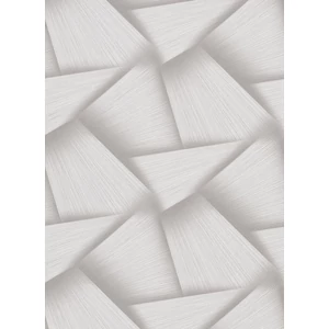 Drapp szürkésbarna 3d geometriai mintás tapéta Drapp szürkésbarna 3d geometriai mintás tapéta