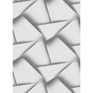 Fehér szürke 3d geometriai mintás tapéta Fehér szürke 3d geometriai mintás tapéta