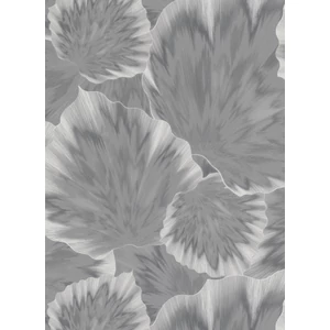 Szürke fehér leveles tapéta Szürke fehér leveles tapéta