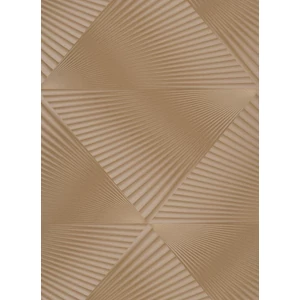 Aranybarna 3d geometriai mintás tapéta Aranybarna 3d geometriai mintás tapéta