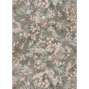 Kék barna barack virágos tapéta Kék barna barack virágos tapéta