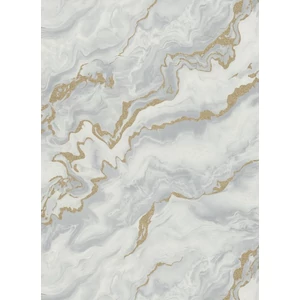 Fehér szürke arany márvány mintás tapéta