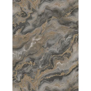 Szürke barna arany márvány mintás tapéta