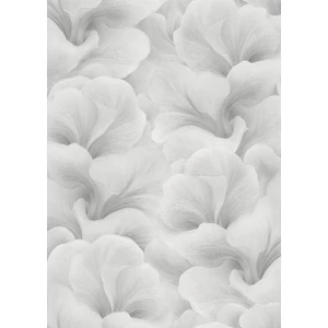 gyöngyszürke fehér és szürkésfehér tónus finom fényű tapéta