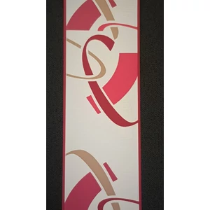 Pink modern hullámos bordűr 10 m 9,5cm széles