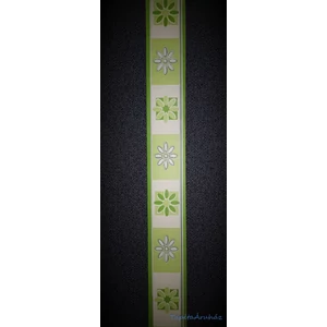 Zöld virágos bordűr 10 m 3,5cm széles