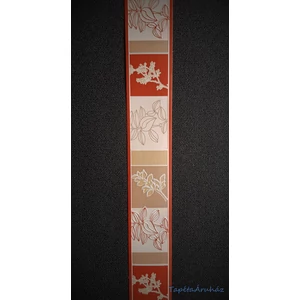 Narancs barna leveles bordűr 10m 4,5 cm széles