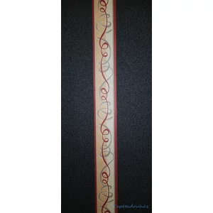 Bordó barna modern hullámos bordűr 10 m 3,5cm széles