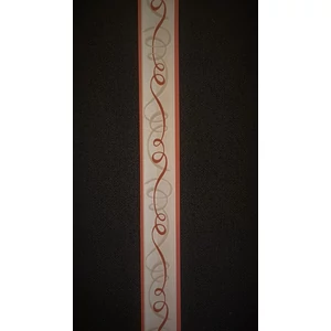 Bordó drapp modern hullámos bordűr 10m 3,5cm széles