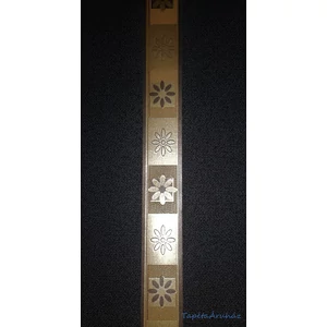 Arany virágos bordűr 10m 3,5cm széles