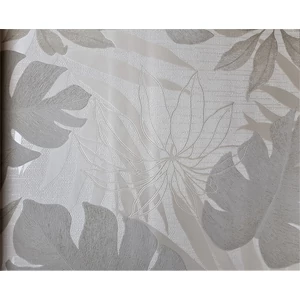 Eüst, szürke, levél mintás tapéta Eüst, szürke, levél mintás tapéta