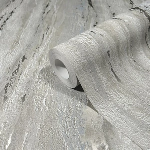 Matt sötétszürke kék alapon fényes vakolat mintás tapéta