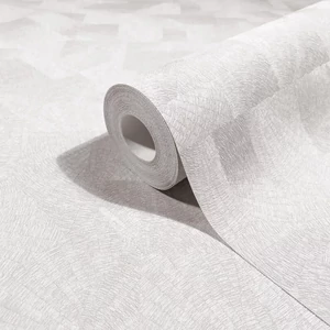 Geometriai mintás törtfehér tapéta