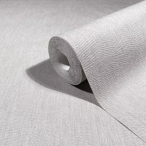 Fehér textilhatású tapéta