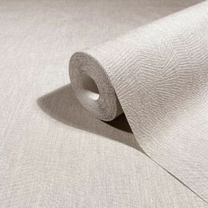 Drapp színű szövött hatású tapéta