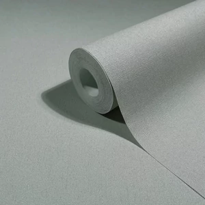 Középszürke textilhatású tapéta