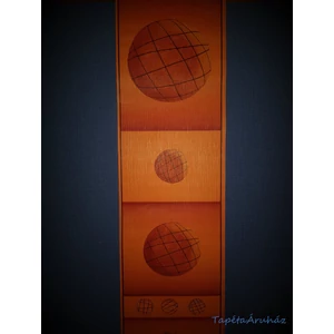 Bordó Gömb mintás bordűr 5m 13,5cm széles