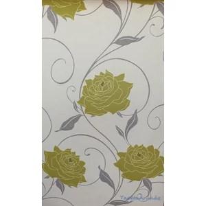 Novamur katalógus, szürke zöld nagy virágos tapéta