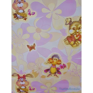 Gyerekszobai nyuszis tapéta