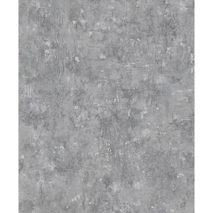Sötétszürke fényes ezüst beton hatású tapéta