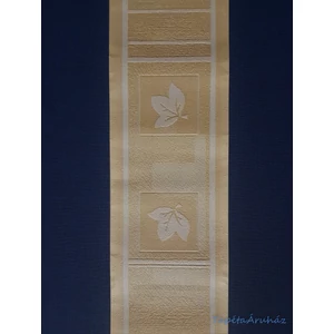 Bézs alapon világos leveles bordűr 5m hosszú 13,5cm széles