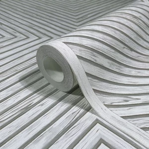 Lilásszürke fehér geometriai mintás tapéta