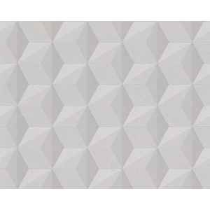 Krém bézs barna modern geometriai mintás tapéta