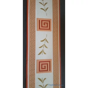 10m 13,5cm széles Görög narancs tapéta