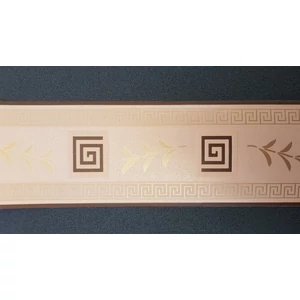 Barna Görög mintás bordűr 10 m 13,5cm széles