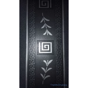 Szürke Görög mintás bordűr 10 m 13,5cm széles