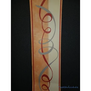 Narancs bordó szürke bordűr 10m 13,5cm széles