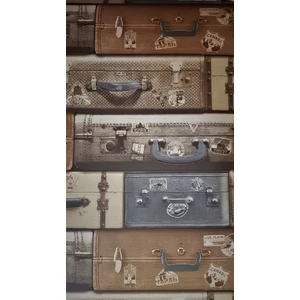 Modern, Canada, New York feliratos tapéta gyerekszobába