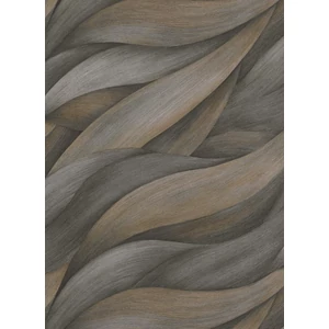 Szürke barna hullámos tapéta