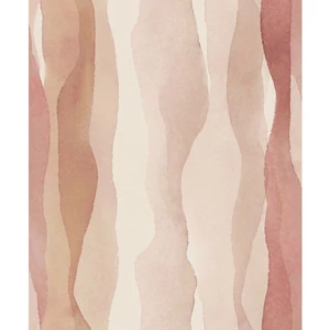 Téglavörös hullámos tapéta