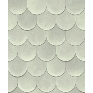 Zsályazöld cserépmintás tapéta