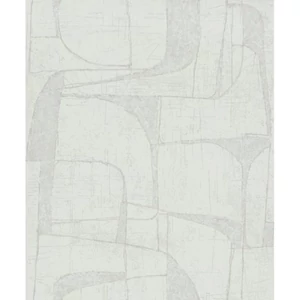 Törtfehér szürke arany absztrakt geometriai mintás tapéta