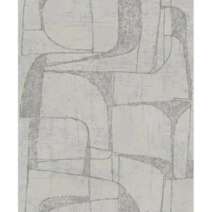 Barna szürke arany absztrakt geometriai mintás tapéta