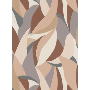 Barna modern leveles tapéta