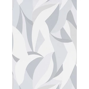 Szürke modern leveles tapéta