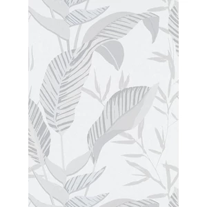 Szürke leveles tapéta