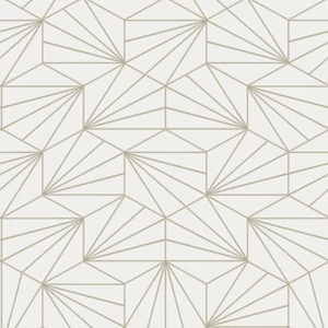 Fehér ezüst geometriai mintás tapéta Fehér ezüst geometriai mintás tapéta
