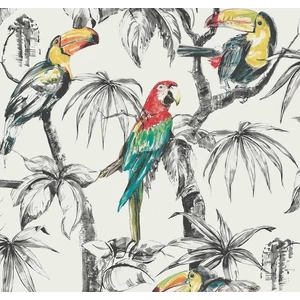 Trópusi mintás tapéta