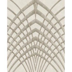 bézs alap, fényes arany mintás tapéta