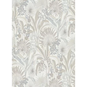 Trópusi hangulatú drapp szürke tapéta Trópusi hangulatú drapp szürke tapéta