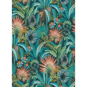 Trópusi hangulatú kék árnyalatú tapéta Trópusi hangulatú kék árnyalatú tapéta