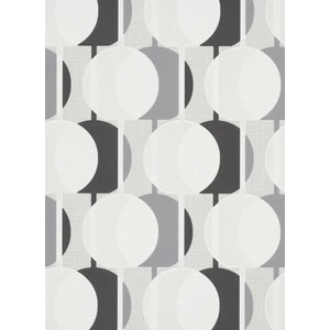fehér, fekete, szürke, körös tapéta