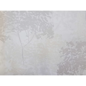 Drapp alapon bézs csillogó fa mintás tapéta